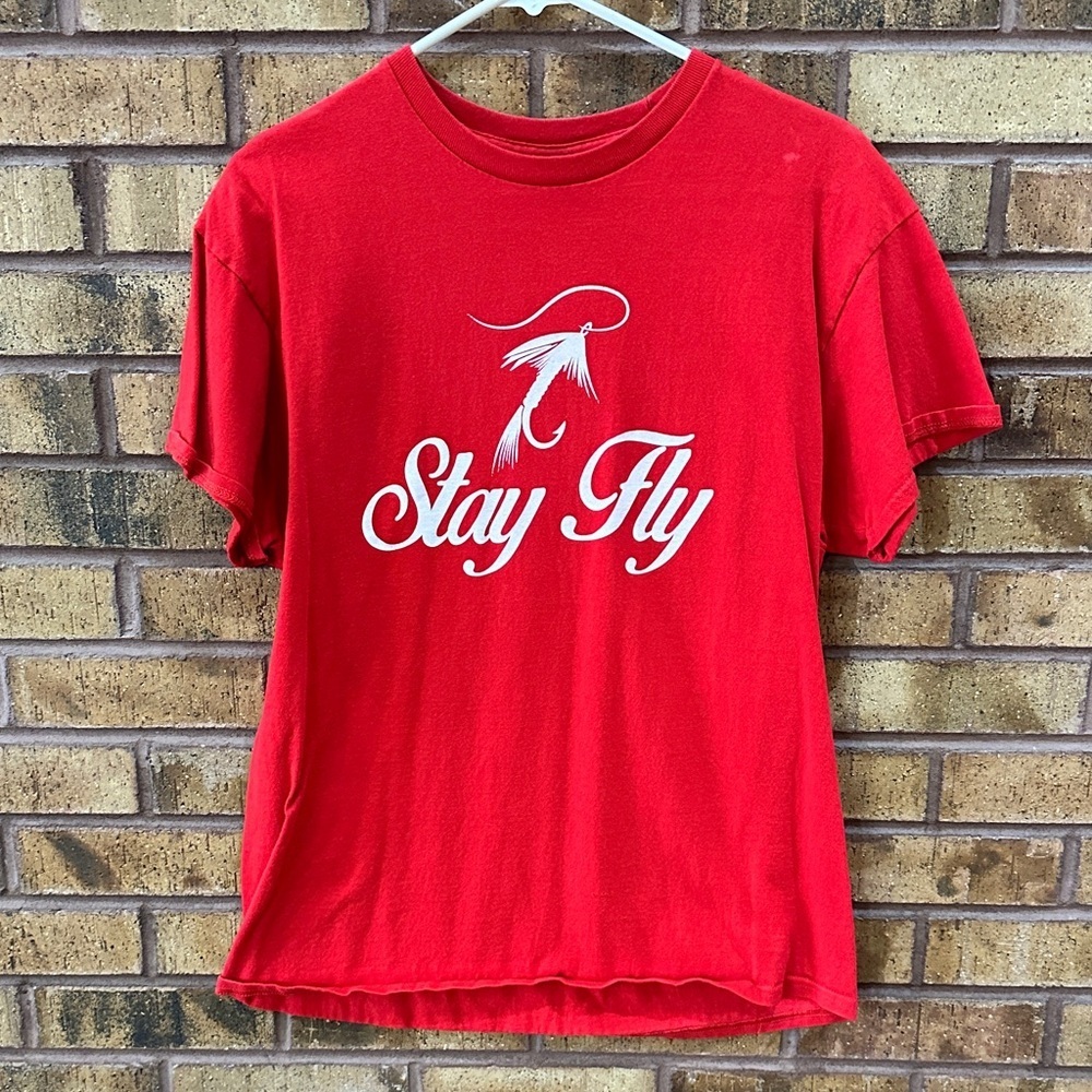 Stay Fly Red Graphic Tee